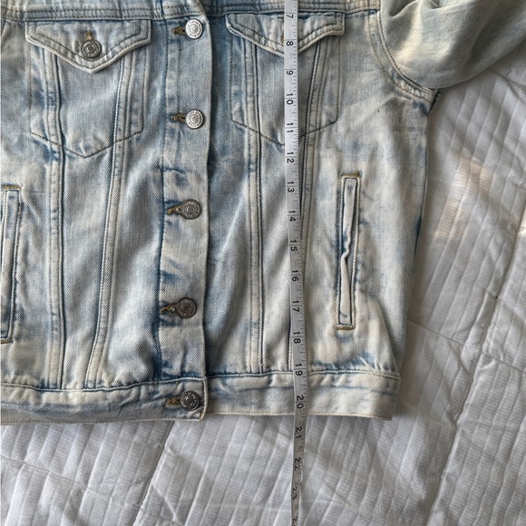 Forever 21 acid washed jean jacket size small - Picture 5 of 7